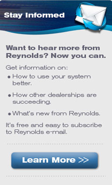 Stay informed with Reynolds email